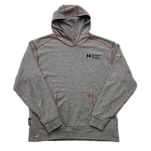 Ariat Polartec FR Hoodie 10014867 Mens L Gray CAT 2 NFPA 2112 70E Flame Resistan